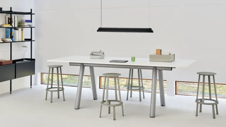 HAY Pier System 132 hylla, 2 kolumner, PS svart