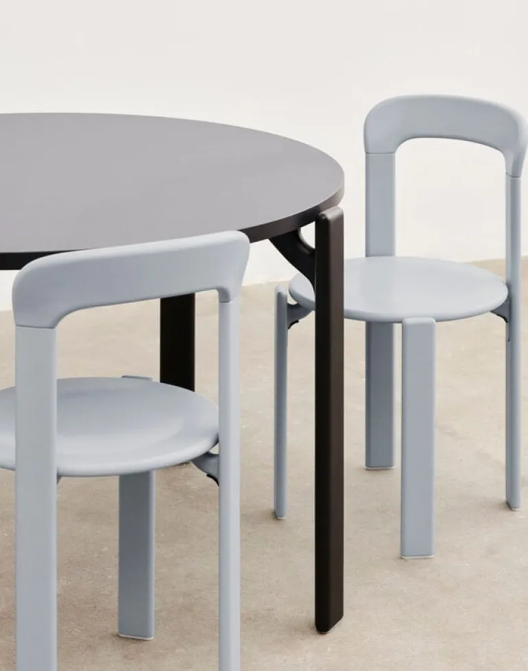 HAY Rey bord, 128 cm, djupt svart - vulcano