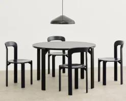 HAY Rey bord, 128 cm, djupt svart - vulcano