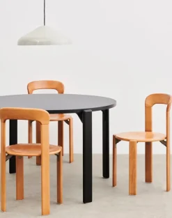 HAY Rey bord, 128 cm, djupt svart - vulcano