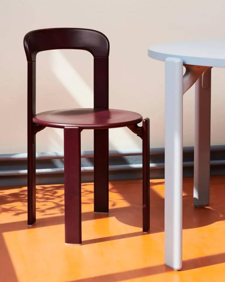 HAY Rey bord, 128 cm, skifferblå - guld