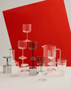 HAY Rim karaff, ofärgad - svart kant