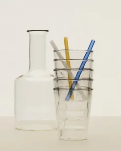 HAY Rim karaff, ofärgad - svart kant