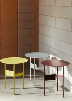 HAY Shim, soffbord, diam. 45 cm, h. 51 cm, ljusgul