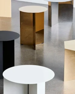 HAY Slit högt bord, mässing