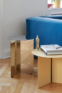 HAY Slit högt bord, mässing