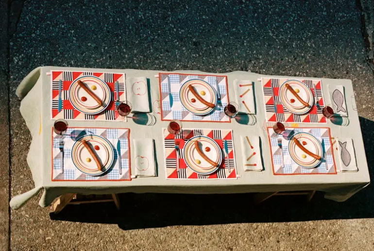 HAY Sobremesa servett, 4 st, grön