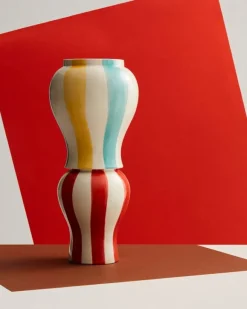 HAY Sobremesa Stripe vas, S, röd