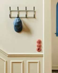 HAY Tape klädhängare, liten, metallisk grå