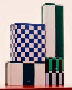 HAY Tin behållare, S, mörkblå - lavendel