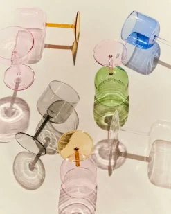 HAY Tint vinglas, 2-pack, rosa - gult