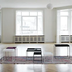 HAY Tray bord, medium, kvadratiskt, svart