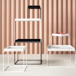 HAY Tray bord, rektangulärt, vit