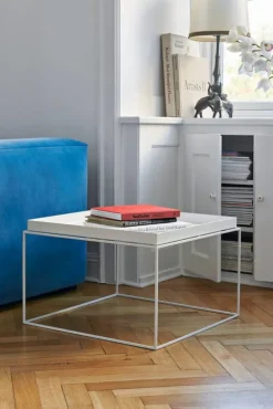 HAY Tray stort kvadratiskt brickbord, vit