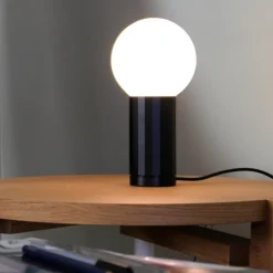 HAY Turn On bordslampa, aluminium