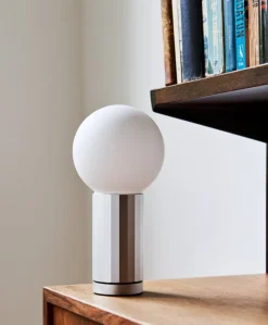 HAY Turn On bordslampa, aluminium