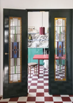 HAY Two-Colour bord 160 x 82 cm, vinröd - röd