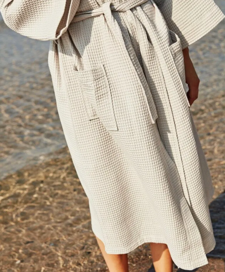 HAY Våfflad badrock, one size, grå