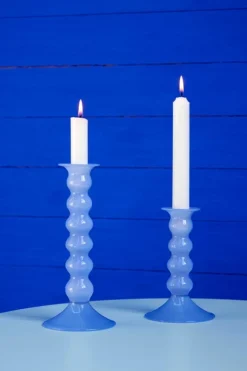 HAY Wavy ljushållare, L, jade light blue