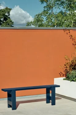 HAY Weekday bänk, 140 x 23 cm, stålblå