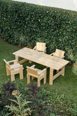 HAY Weekday bord, 230 x 83 cm, lackad furu