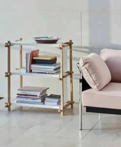 HAY Woody Column låg hylla, vit