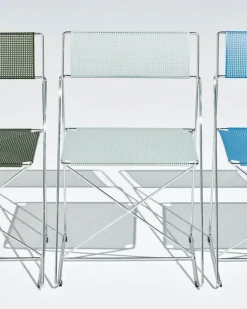 HAY X-Line stol, inomhus, förkromad - blekt lind