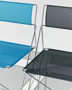 HAY X-Line stol, inomhus, krom - svart