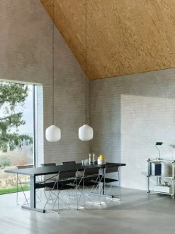 HAY X-Line stol, inomhus, krom - svart