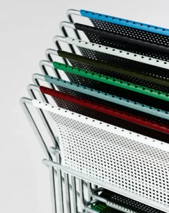 HAY X-Line stol, varm förzinkning - höstgrön