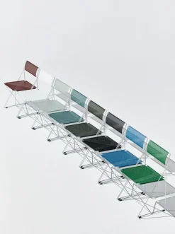 HAY X-Line stol, varmglaserad - kritvit