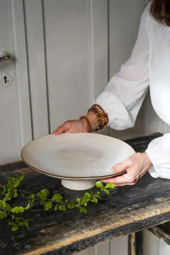 Heirol Edge kakfat, 32 cm, elfenbensguld