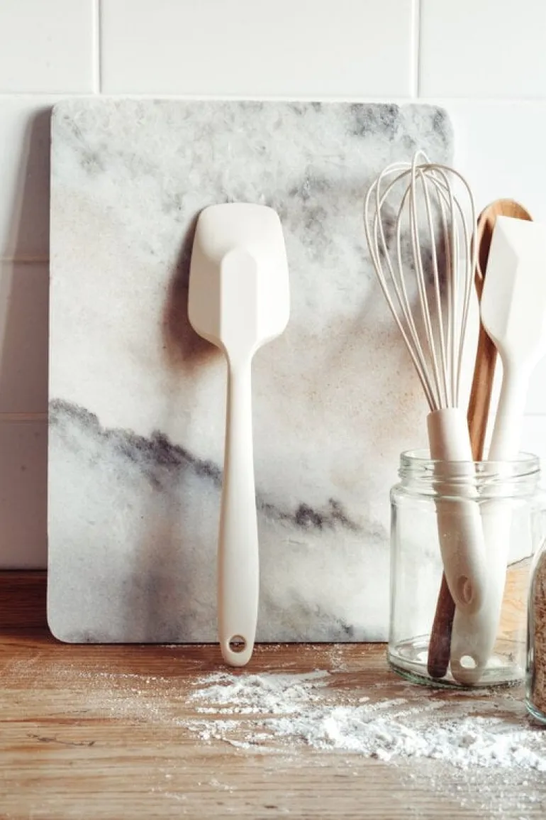 Heirol Royal Pearl stekspade/slev, 27 cm, silikon