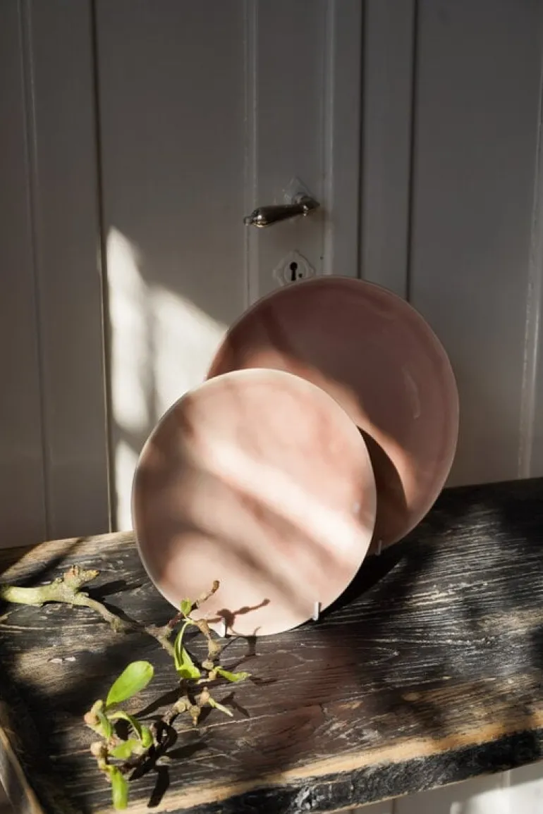 Heirol Smooth tallrik, 28 cm, rosenröd