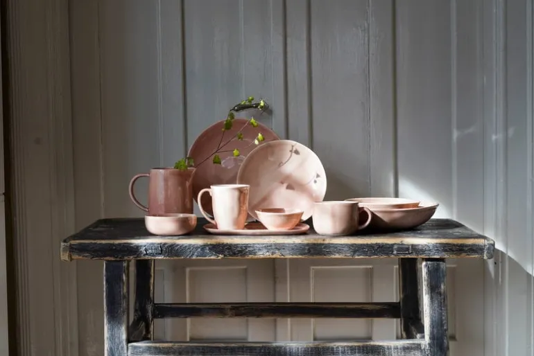 Heirol Smooth tallrik, 28 cm, rosenröd