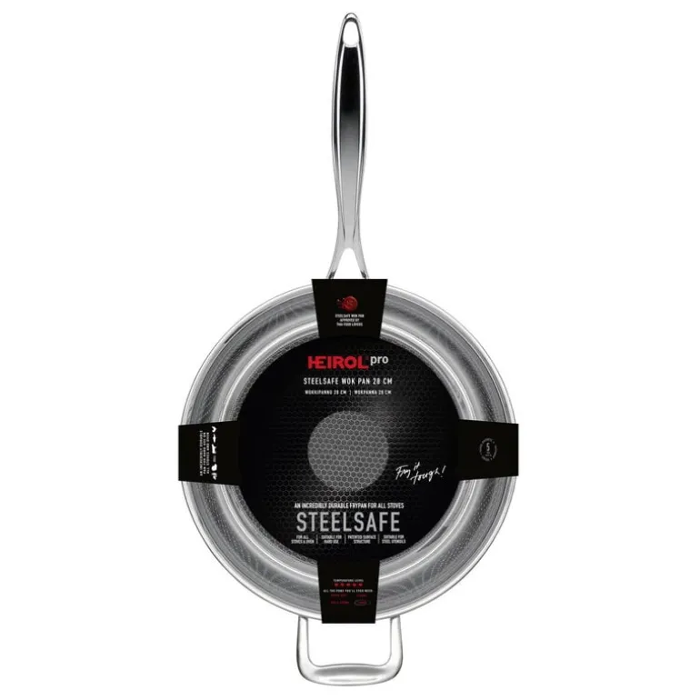 Heirol Steelsafe Pro wok/stekpanna