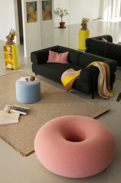 Hem Boa sittpuff, cotton candy