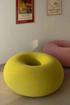 Hem Boa sittpuff, cotton candy