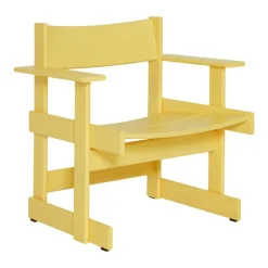Hem Bullnose, fåtölj, gul