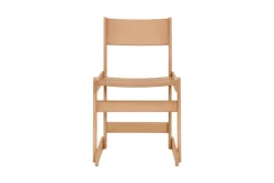 Hem Bullnose, stol, naturlig bok