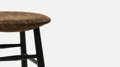 Hem Drifted barstol, 75 cm, mörk kork - svart