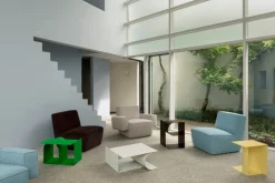 Hem Glyph Gamma sidobord, vaxgul