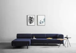 Hem Key soffbord, ask - svart