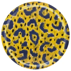 Hem Monster, bricka, M, ockragul - grå - svart