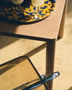 Hem Monster, bricka, M, ockragul - grå - svart