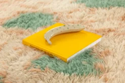 Hem Monster matta, 250 x 350 cm, turkos - persika