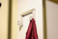 Hem Tig Hook, två krokar, borstat aluminium