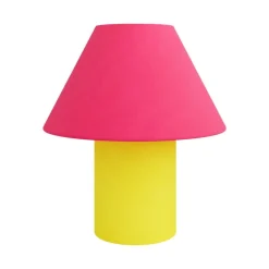 Hem Toto, bordslampa, medium, magenta - vaxgul