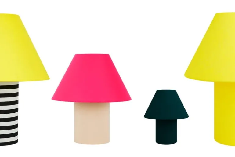 Hem Toto, bordslampa, stor, vaxgul