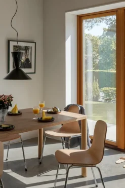 Hem Touchwood stol, naturell bok - krom